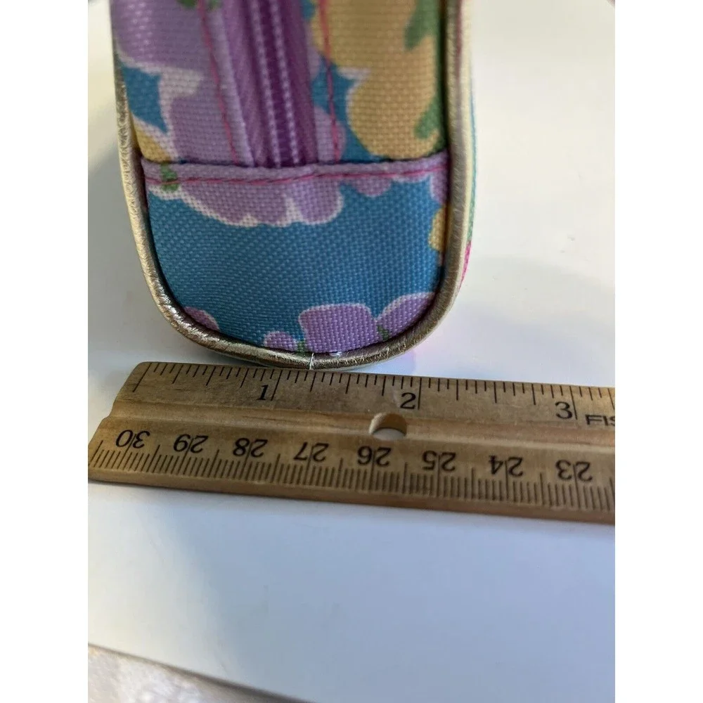 Lilly Pulitzer Estee Lauder Floral Cosmetic Makeup Bag